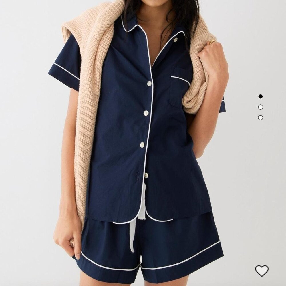 Navy Matching Pajama Set